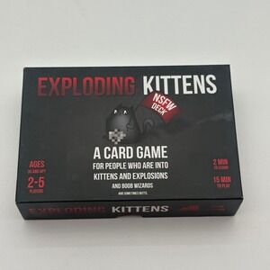 Exploding Kittens NSFW Deck Adult Card Game 2-5 Players 2015 Edition Humor